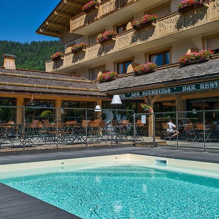 Hotel-Chalet Les Ecureuils Restaurant, Piscine, Garage Le Grand-Bornand Dış mekan fotoğraf