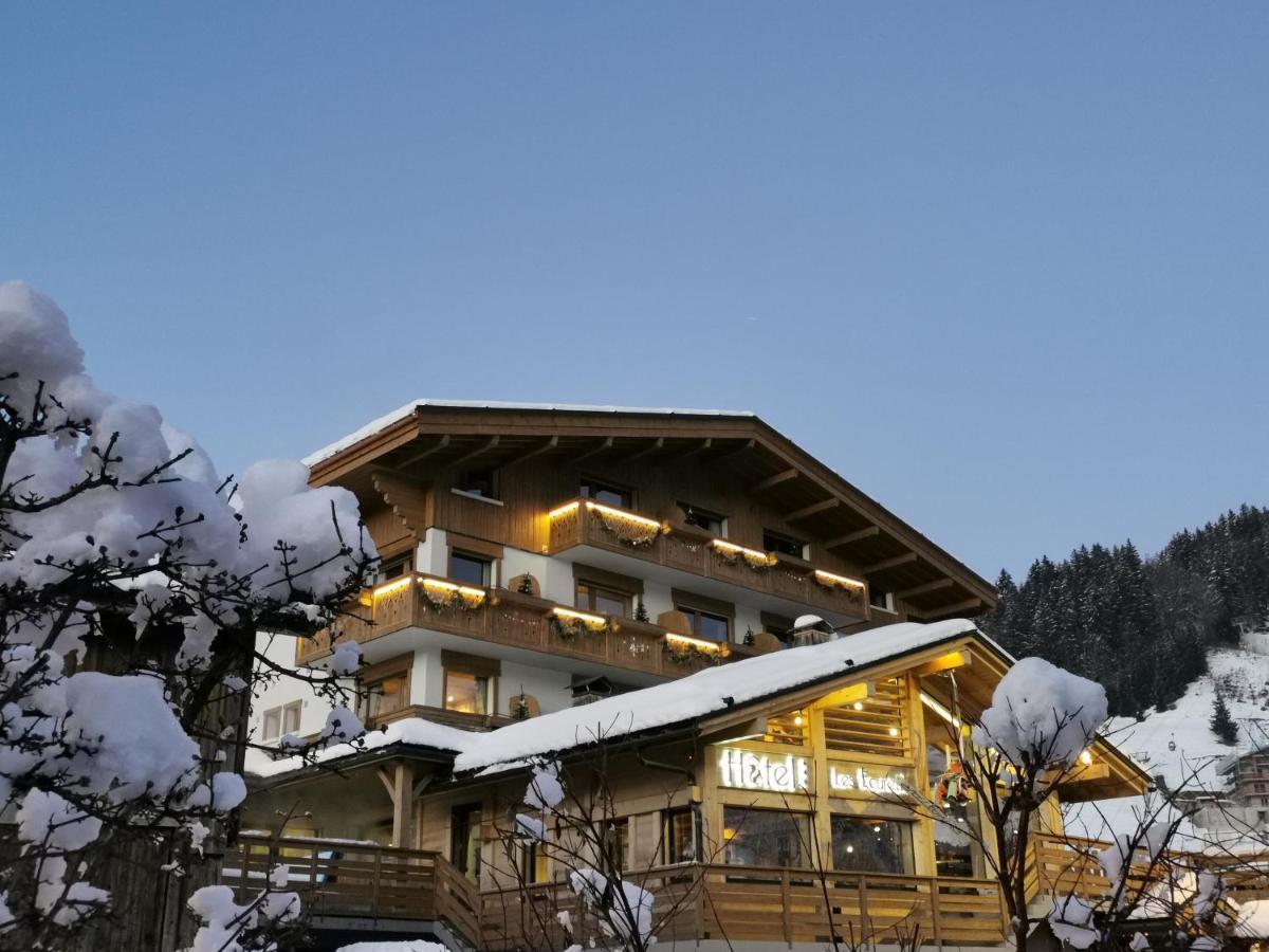 Hotel-Chalet Les Ecureuils Restaurant, Piscine, Garage Le Grand-Bornand Dış mekan fotoğraf