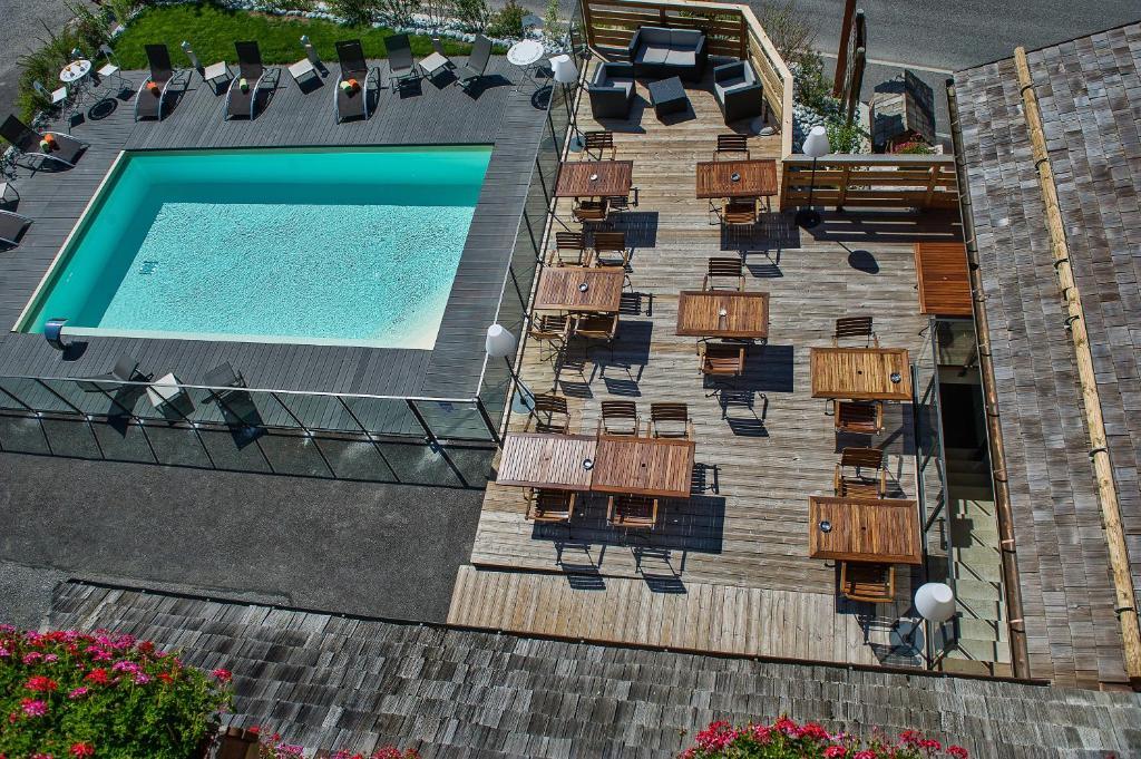 Hotel-Chalet Les Ecureuils Restaurant, Piscine, Garage Le Grand-Bornand Dış mekan fotoğraf